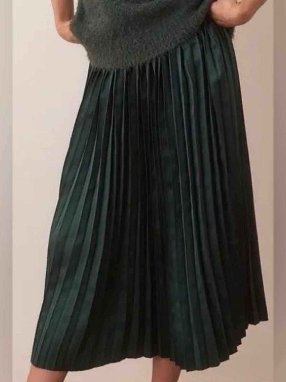 NEW Marine Layer Chelsea pleated midi skirt